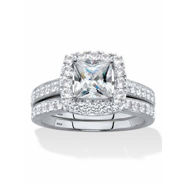 1Ct Gray Moissanite Halo Dimaond Wedding Engagement Ring Set 925 Sterling Silver 1Ct Gray Moissanite Halo Dimaond Wedding Engagement Ring Set 925 Sterling Silver